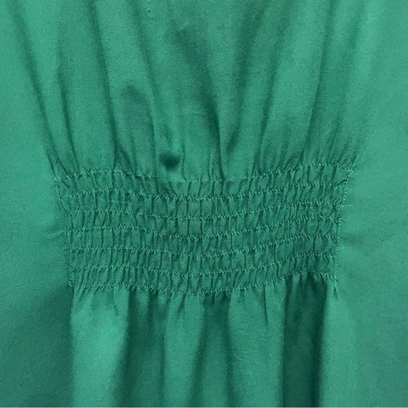 Anthropologie Odille green ruffle blouse size 14 - Picture 8 of 12